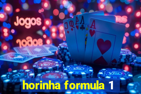 horinha formula 1